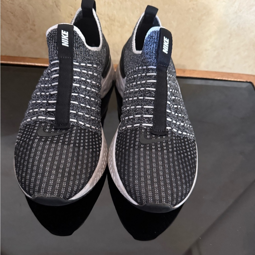 Nike Black and White Knit Sneakers
